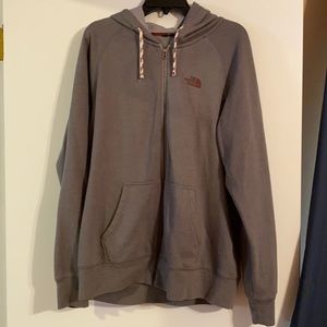 North Face Zipped Hoodie